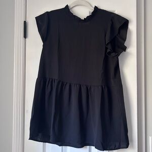 Avanova Ruffle Sleeve Babydoll Top